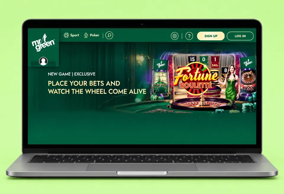 The Mr Green Casino lobby